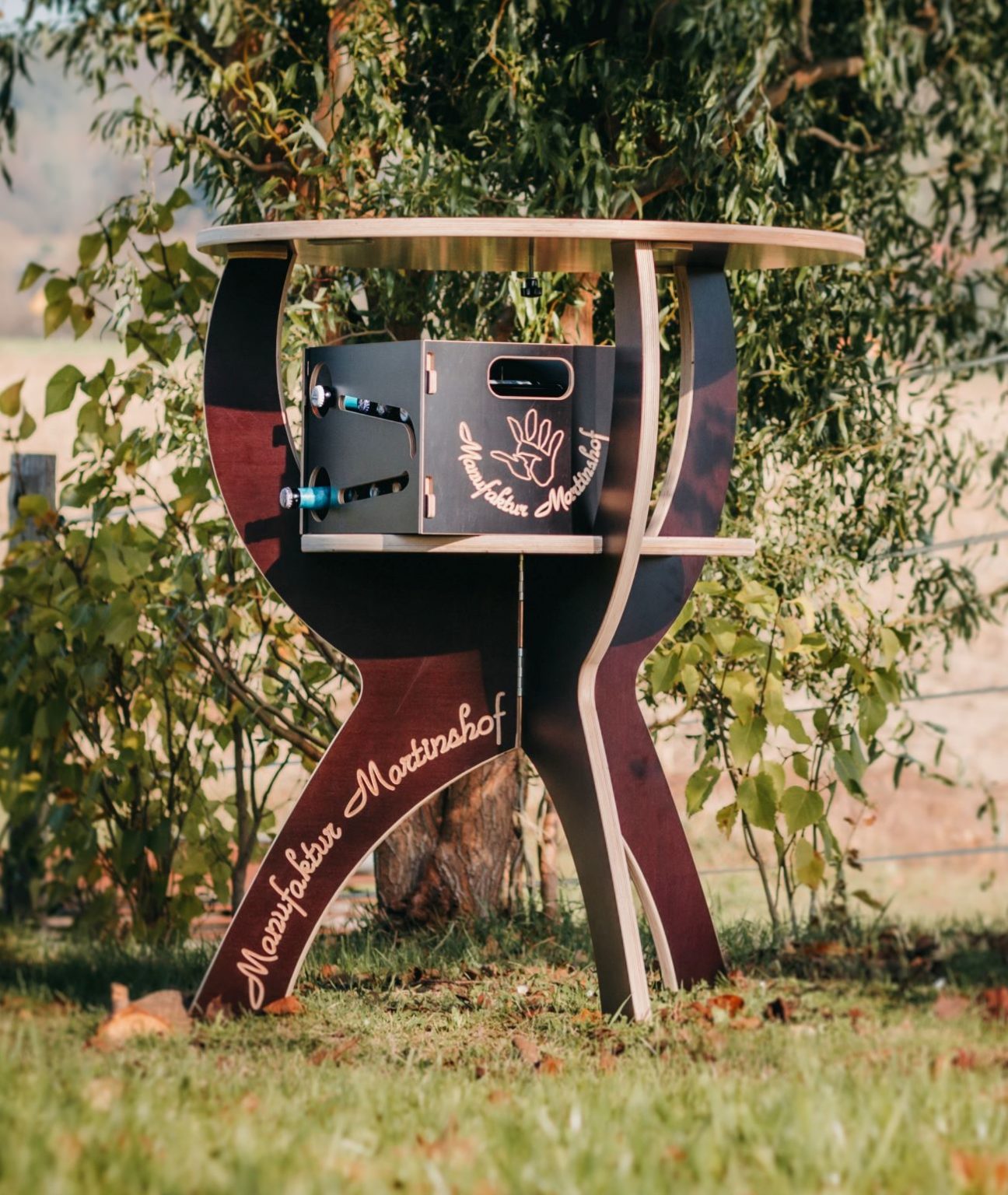 Manufaktur Martinshof Frühstücks-Tablett Oval 35cm - Geflochten Aus Weide