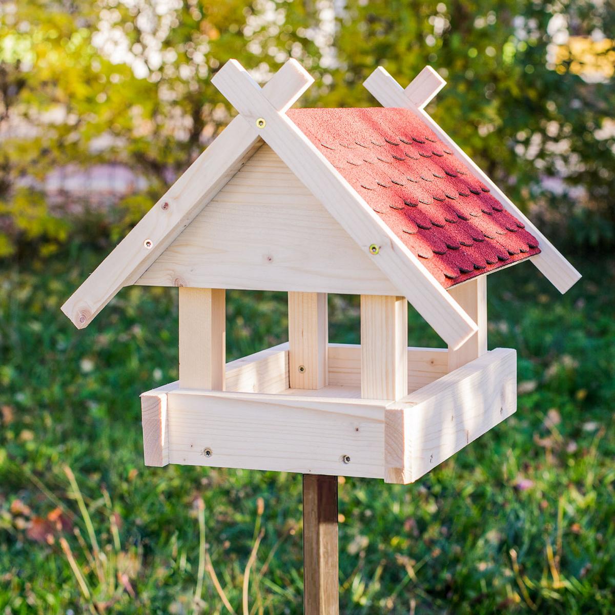 Vogelhaus Liselle Bausatz Futterhaus Vogelnest aus Holz Vogelhäuschen 