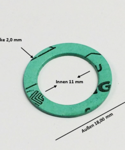 Flachdichtung Klingersil C-4400, 2 mm -4