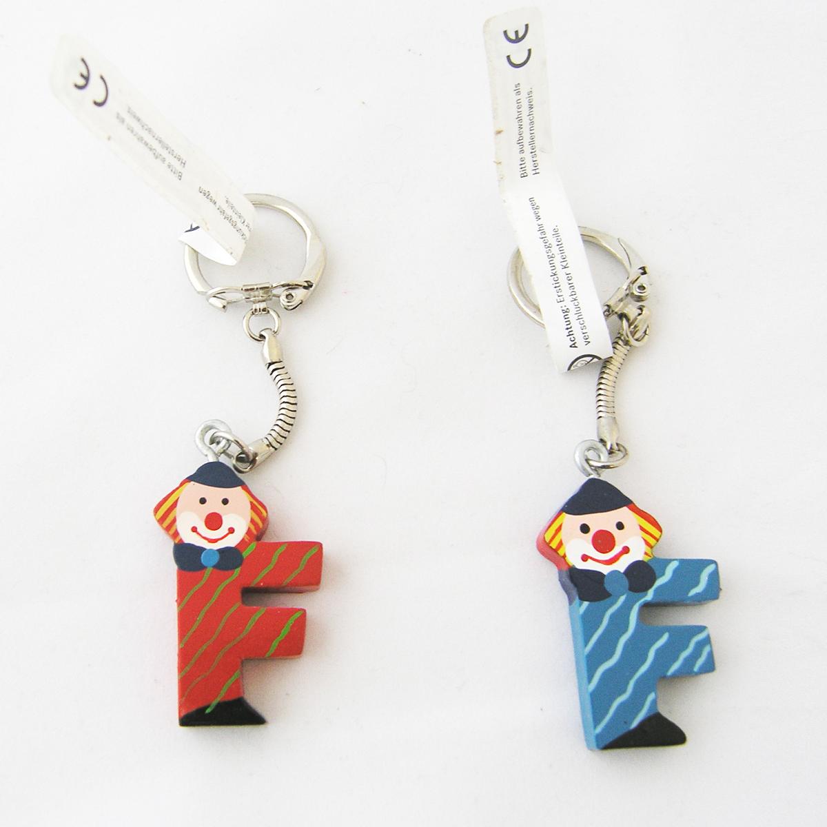 K1600_34.010-06 Schlüsselanhänger Buchstabe ClownF