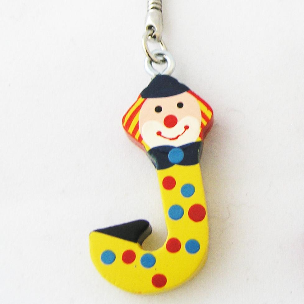 K1600_34.010-09 Schlüsselanhänger Buchstabe Clown J (2)