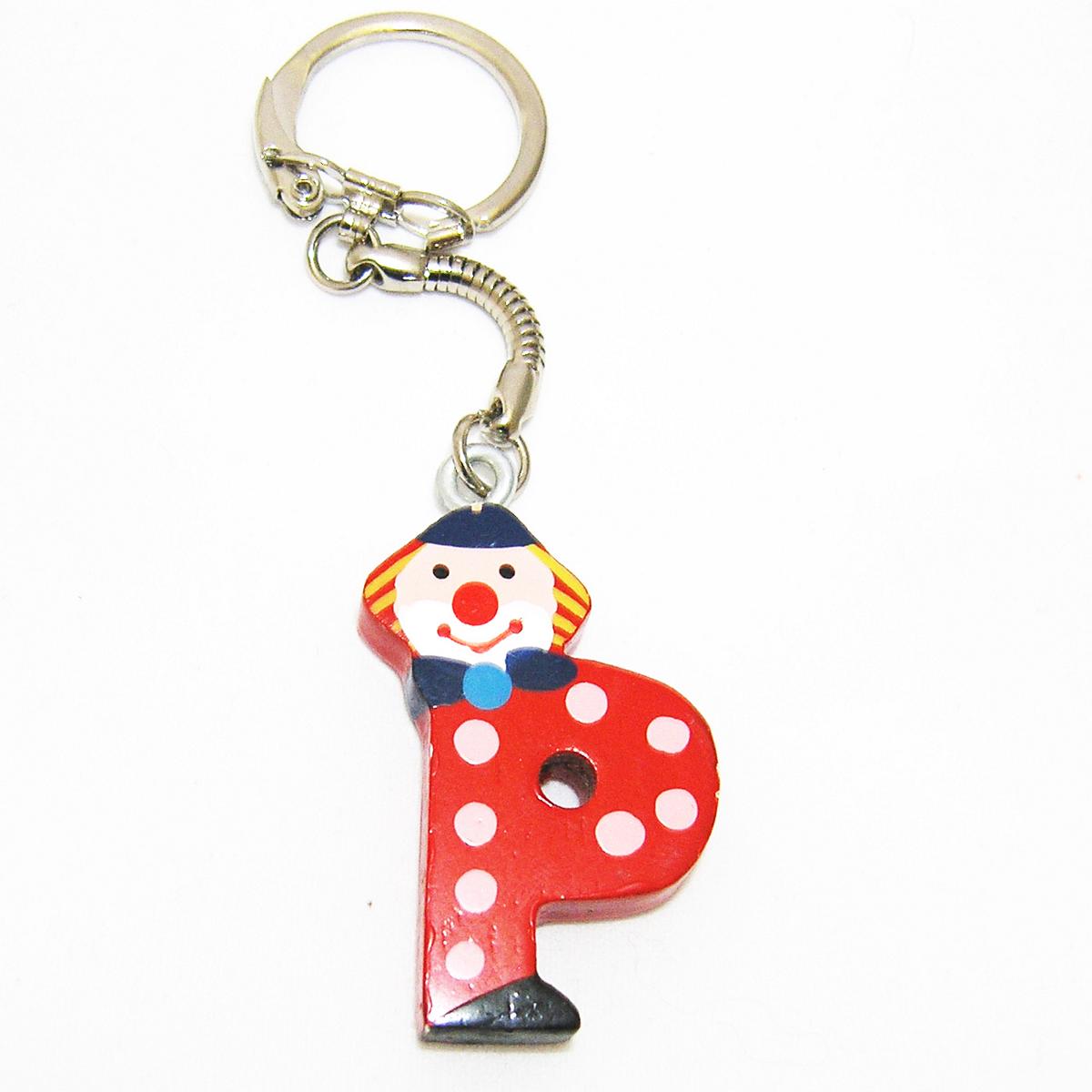 K1600_34.010-16 Schlüsselanhänger Buchstabe Clown P (2)
