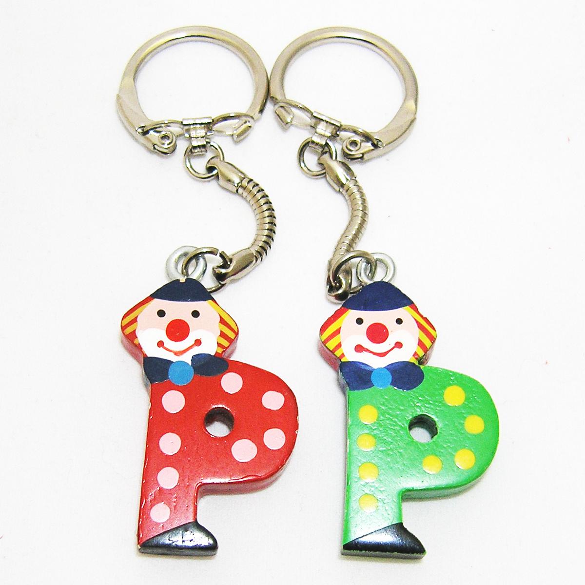 K1600_34.010-16 Schlüsselanhänger Buchstabe Clown P