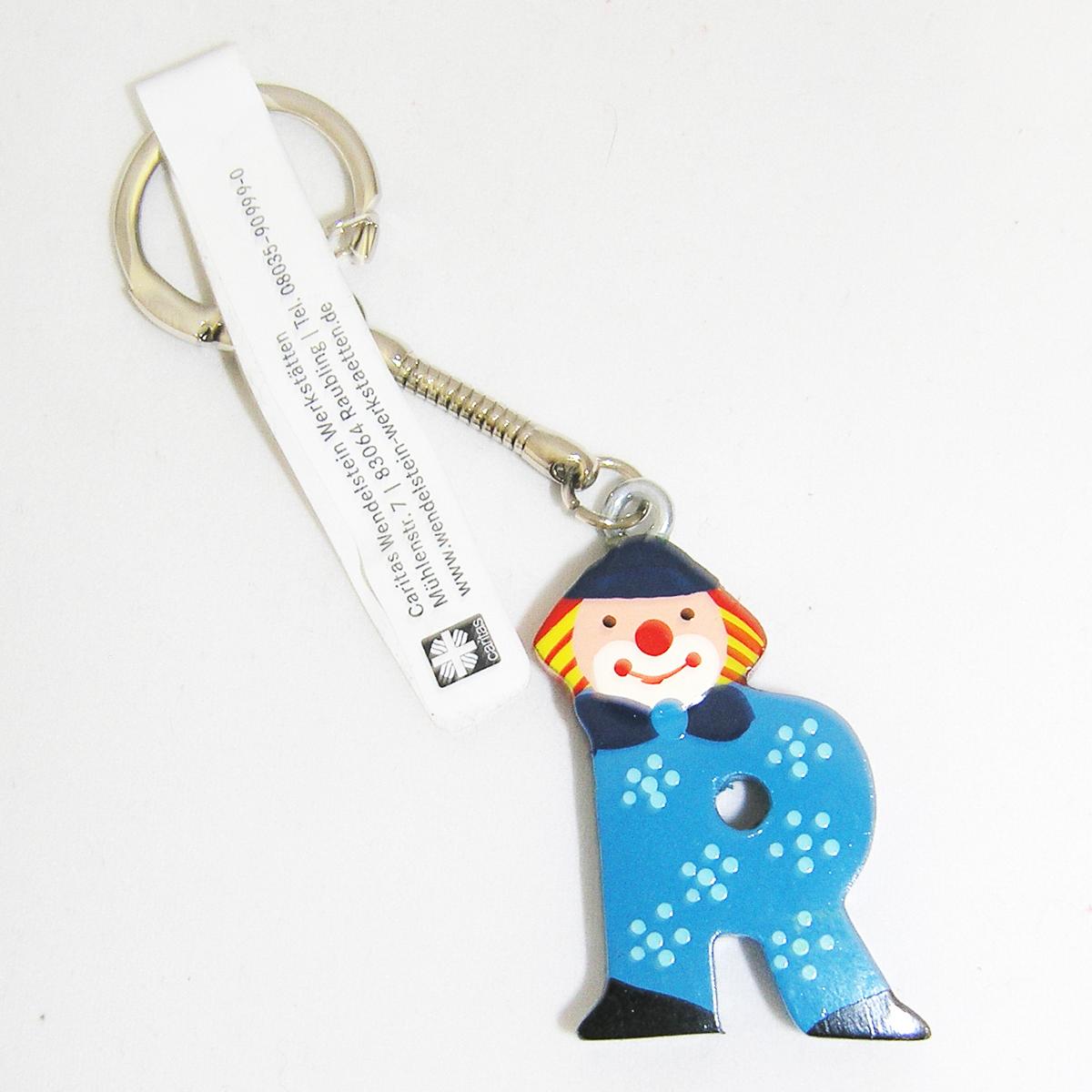 K1600_34.010-18 Schlüsselanhänger Buchstabe Clown R (2)