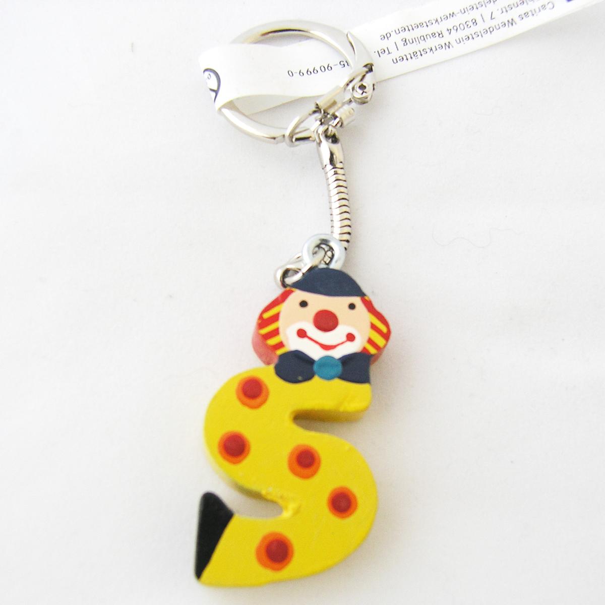 K1600_34.010-19 Schlüsselanhänger Buchstabe Clown S (2)