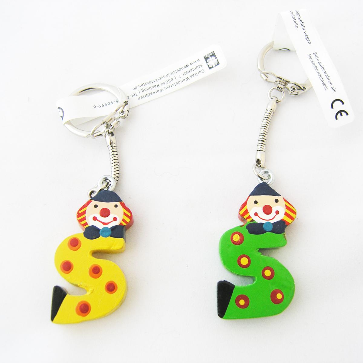 K1600_34.010-19 Schlüsselanhänger Buchstabe Clown S