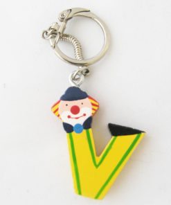 K1600_34.010-22 Schlüsselanhänger Buchstabe Clown V