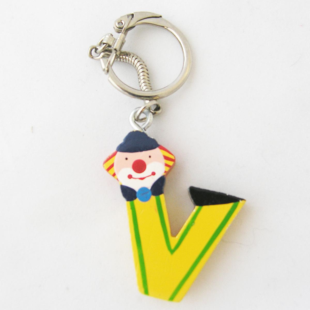 K1600_34.010-22 Schlüsselanhänger Buchstabe Clown V