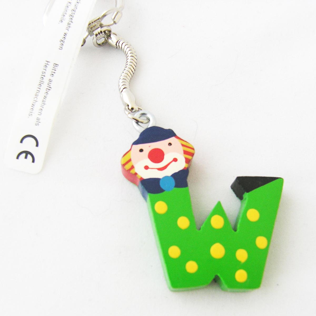 K1600_34.010-22 Schlüsselanhänger Buchstabe Clown W