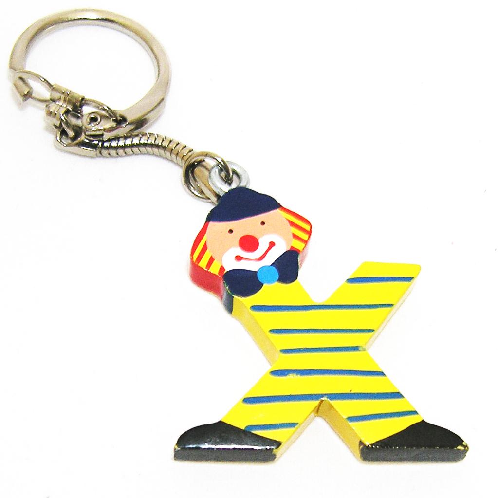 K1600_34.010-24 Schlüsselanhänger Buchstabe Clown X