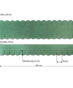 Biberschwanz33mmGrün