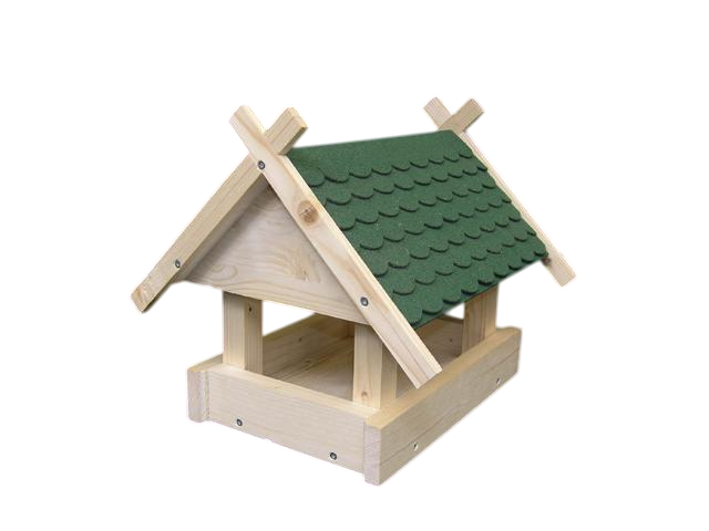 Vogelhaus Bausatz (klein) grün - 2-Photoroom