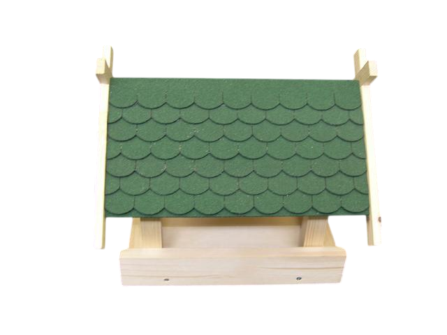 Vogelhaus Bausatz (klein) grün - 4-Photoroom