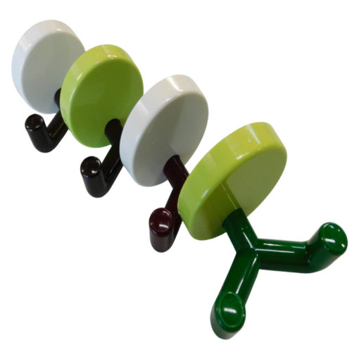 Wandhaken, 2-fach farblich bunt  (1)