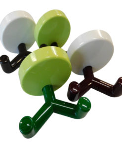 Wandhaken, 2-fach farblich bunt 