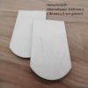25 Stück Holzschindeln Biberschwanz B 60 mm x L 80 mm x 4 mm gelasert - 8(1)