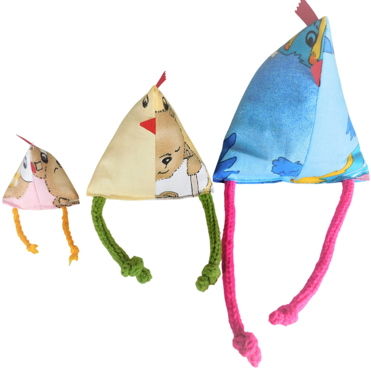 2 Stück Verrücktes Dekohuhn, hän.jpg3