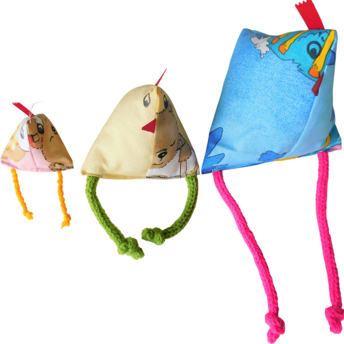 2 Stück Verrücktes Dekohuhn, hän.jpg5