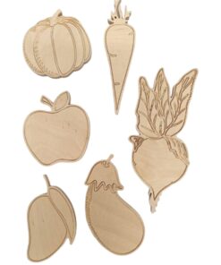 Holzfiguren Herbst 6-teilig - 6