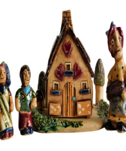Räucherhaus Hexenhaus Set - 3-Ph