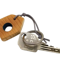 Schlüsselanhänger Holz Esche mit (1)