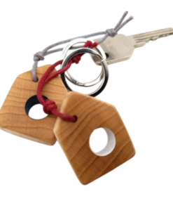 Schlüsselanhänger Holz Esche mit (2)
