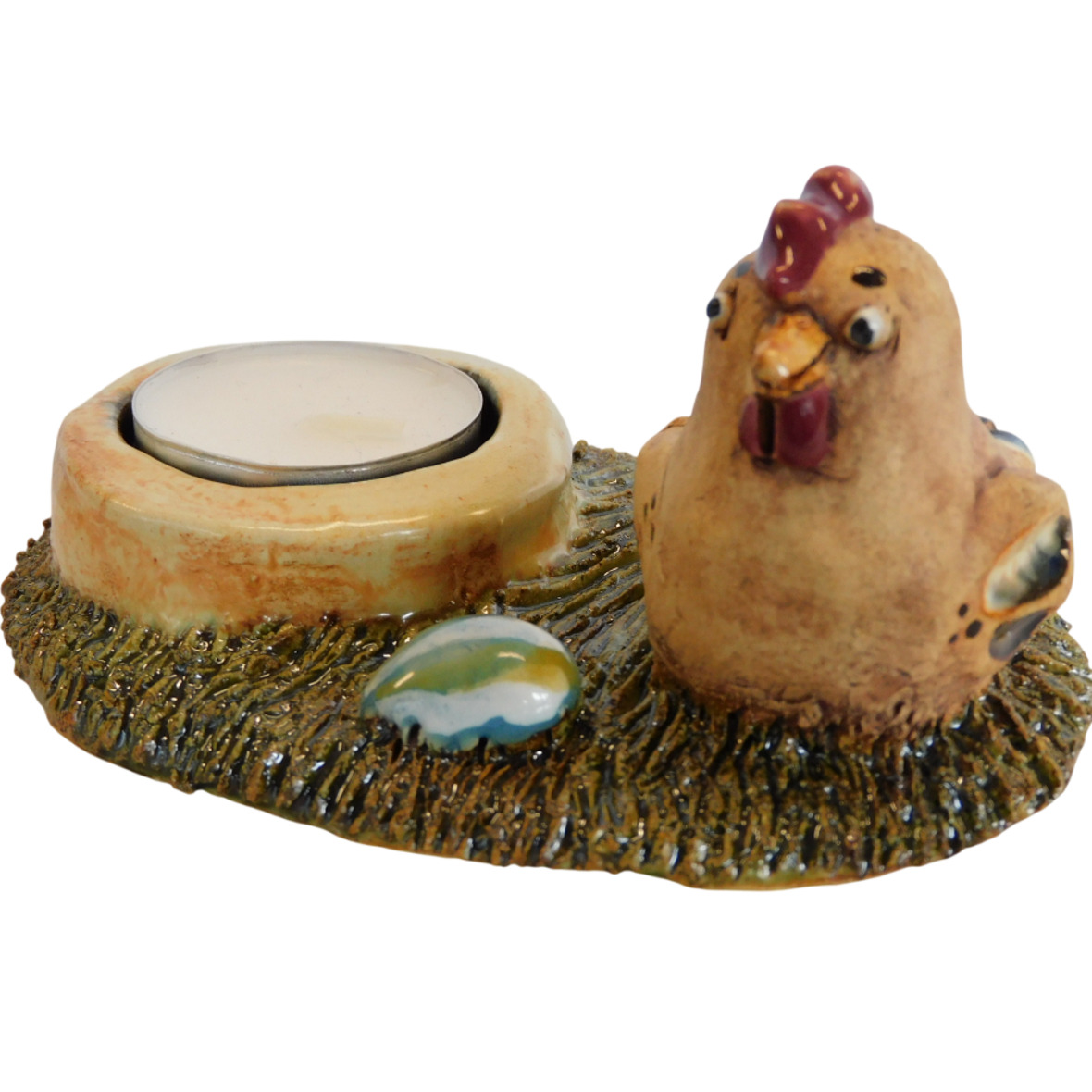Teelichthalter Huhn - 3-Photoroo