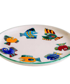 Teller 19,50 cm Fische - 2-Photo