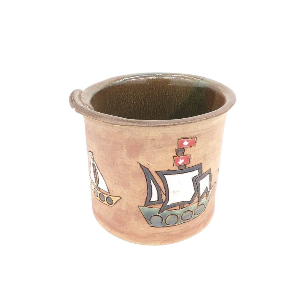 Übertopf bemalt Maritim - 3