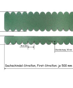 23.401 Dachschindeln Rund (41 mm) grün - 4