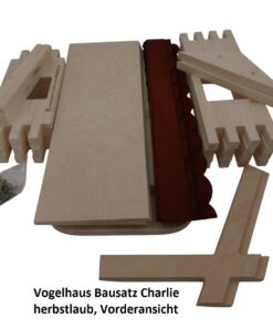 23.202-04 Vogelhaus Bausatz Charlie herbstlaub - 4