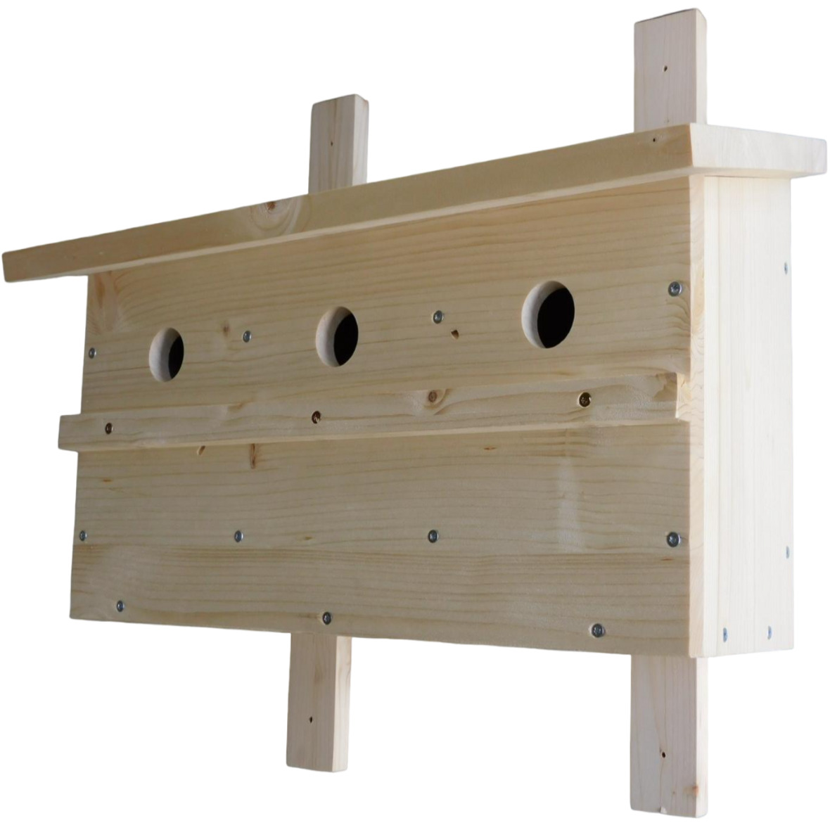 Nistkasten Spatzenhaus 3-er Kolo (1)